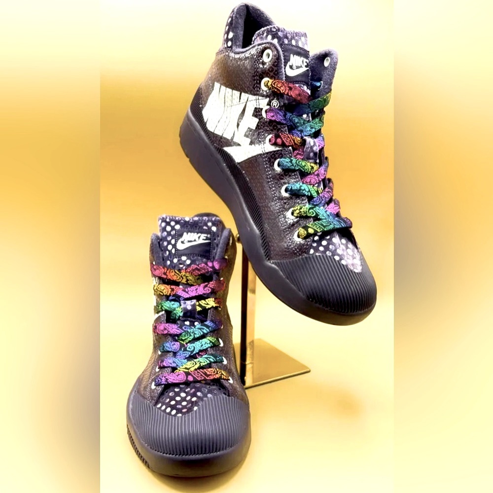 A💜 Nike Outbreak Hi Premium Sneakers #325322-511 Abyss Purple Womens US 10,5